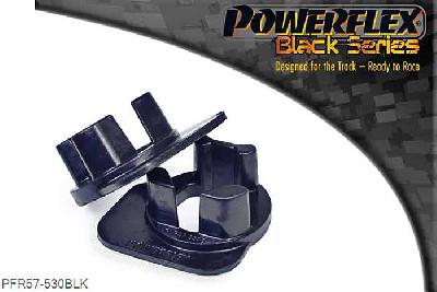PFR57-530BLK, Porsche 997 inc. Turbo Gearbox Front Mounting Bush Insert Kit, PFR57-531 fits 996 & 997 vehicles with the twin gearbox mounting bracket (OEM part number 99737503303) at the end of the gearbox, as fitted to all 3.6 & 3.8 Tiptronic models, Turbo models Manual & Tiptronic, GT2 & GT3. For vehicles with a single gearbox bush (OEM part number 99637505505) in the end casing use PFR57-530, including all 3.4 models, 3.6 & 3.8 Manual models (up to 2010) except for Turbo GT2 & GT3 models., 1 stuk(s) benodigd  per auto, 1 stuk(s) in verpakking, prijs per set van 1 stuk(s)
