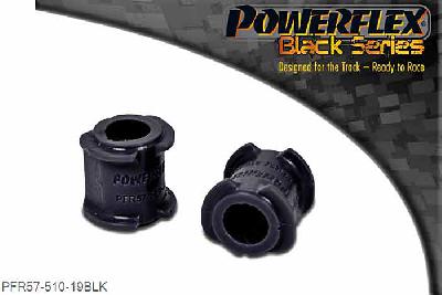 PFR57-510-19BLK, Porsche Boxster 986 (1997-2004) Rear Anti Roll Bar Bush 19mm,  19mm, 2 stuk(s) benodigd  per auto, 2 stuk(s) in verpakking, prijs per set van 2 stuk(s)