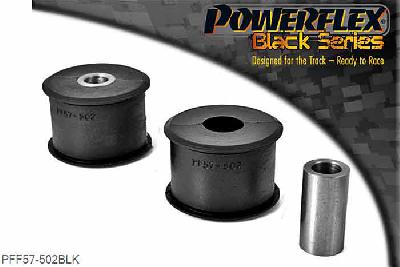 PFF57-502BLK, Porsche Boxster 987 (2005-2012) Track Control Arm Outer Bush, Fits the front of all 996 and Boxster 986 models. It fits the front of the 997 GT2, GT3 & GT3RS models only, all other models of 997 models use PFF57-802. - Fits the rear of 996, 997, 997 GT2, GT3 & GT3RS, Boxster 986, Boxster 987 and Cayman 987C., 2 stuk(s) benodigd  per auto, 2 stuk(s) in verpakking, prijs per set van 2 stuk(s)