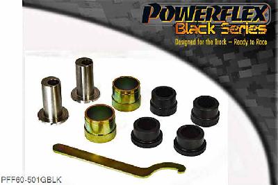 PFF60-501GBLK, Renault Scenic  II (2003-2009) Front Arm Front Bush Camber Adjustable, This part replaces OE number: 8200242025., 2 stuk(s) benodigd  per auto, 2 stuk(s) in verpakking, prijs per set van 2 stuk(s)