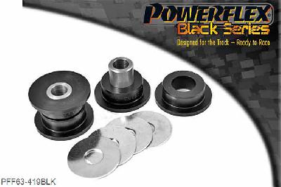 PFF63-419BLK, Rover 45 Engine Mount Stabiliser (Small), PFF63-418 and PFF63-419 suit both the Upper and Lower engine stabilisers, hence why it is listed as 2 per car for each bush. If fitting this to a diesel engined vehicle, an increase in noise and vibration is to be expected. This should be considered as a performance upgrade, not a standard replacement., 2 stuk(s) benodigd  per auto, 2 stuk(s) in verpakking, prijs per set van 2 stuk(s)
