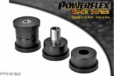 PFF3-501BLK, Seat Leon & Cupra Mk1 Typ 1M 2WD (1999-2005) Front Wishbone Front Bush, Cast Arm, 45mm OD, This part is the equivalent to the OE part number 8N0407182A and is 45mm in diameter as fitted to the cast wishbone, part number 8N0407165/166. For steel arms using a 30mm bush, please use part no. PFF85-201 45mm, 2 stuk(s) benodigd  per auto, 2 stuk(s) in verpakking, prijs per set van 2 stuk(s)