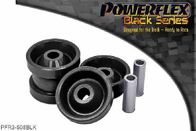 PFR3-508BLK, Skoda Octavia Mk1 Typ 1U 4WD (1996-2004) Rear Trailing Arm Front Bush, This part replaces OE number: 1J0505171B. Also fits VW New Beetle Mk1 and Skoda Octavia MK1 4WD models. To adjust the vehicles rear toe angle, please use PFR3-508G., 2 stuk(s) benodigd  per auto, 2 stuk(s) in verpakking, prijs per set van 2 stuk(s)