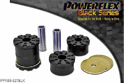 PFR85-527BLK, Skoda Octavia Mk2 1Z (2004-2012) Rear Subframe Front Mounting Bush, This bush fits 4 wheel drive models only. This part replaces OE number: 1K0505145J., 2 stuk(s) benodigd  per auto, 2 stuk(s) in verpakking, prijs per set van 2 stuk(s)