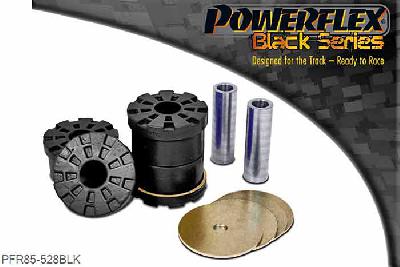 PFR85-528BLK, Skoda Octavia Mk2 1Z (2004-2012) Rear Subframe Rear Mounting Bush, This bush fits 4 wheel drive models only. This part replaces OE numbers: 1K0505145K and 1K0505145H., 2 stuk(s) benodigd  per auto, 2 stuk(s) in verpakking, prijs per set van 2 stuk(s)