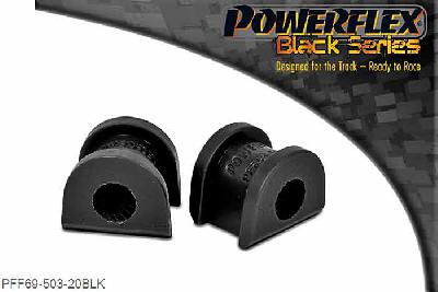 PFF69-503-20BLK, Subaru Impreza including WRX and STi, (GH 10/07-12/10, GR 02/08-12/10) Front Anti Roll Bar Bush 20mm, Please measure the diameter of the anti roll bar and order the correct size. 20mm, 2 stuk(s) benodigd  per auto, 2 stuk(s) in verpakking, prijs per set van 2 stuk(s)