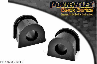PFR69-305-19BLK, Subaru Impreza Turbo, WRX and Sti (GD,GG 00 to 07) Rear Anti Roll Bar To Chassis Bush 19mm,  19mm, 2 stuk(s) benodigd  per auto, 2 stuk(s) in verpakking, prijs per set van 2 stuk(s)