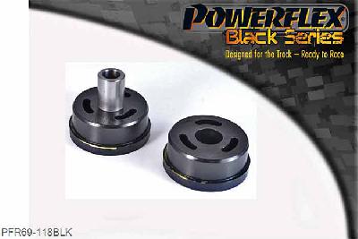PFR69-118BLK, Subaru Impreza Turbo, WRX and Sti (GD,GG 00 to 07) Rear Subframe-Front Outrigger To Chassis Left Side, Fits the left hand side, for the right hand side use PFR69-124, 1 stuk(s) benodigd  per auto, 1 stuk(s) in verpakking, prijs per set van 1 stuk(s)