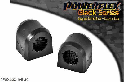 PF69-303-19BLK, Subaru Impreza Turbo, WRX and Sti (GC,GF 93 - 00) Front Anti Roll Bar To Chassis Bush 19mm,  19mm, 2 stuk(s) benodigd  per auto, 2 stuk(s) in verpakking, prijs per set van 2 stuk(s)