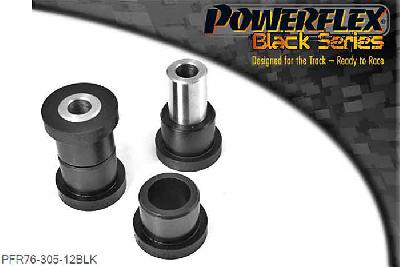 PFR76-305-12BLK, Toyota MR2 SW20 REV 1 (1989-1991) Rear Inner Track Control Arm Bush M12 Bolt, PFR76-305-12BLK fits Rev 3 models 1993 to 2000 which uses an M12 bolt. For Rev 1&2 models 1989 to 1992, using an M14 bolt use bush PFR76-305BLK. M12 Bolt, 2 stuk(s) benodigd  per auto, 2 stuk(s) in verpakking, prijs per set van 2 stuk(s)