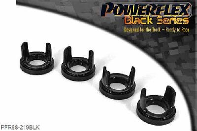 PFR88-219BLK, Volvo 260 (1975 -1985) Rear Trailing Arm To Axle Bush Insert, PFR88-211 is a complete bush that fits into the original outer shell, PFR88-219 insert fits into the voids of the original bush., 2 stuk(s) benodigd  per auto, 2 stuk(s) in verpakking, prijs per set van 2 stuk(s)