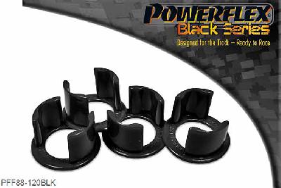 PFF88-120BLK, Volvo 850, S70, V70 (up to 2000) Front Sub Frame Mount Insert, This part fits into and fills the voids in the original bush, OE numbers 3507923, 3507924 and 8678497.  Part does not fit C70 convertible which has solid metal mounting bushes., 4 stuk(s) benodigd  per auto, 4 stuk(s) in verpakking, prijs per set van 4 stuk(s)