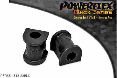 PFR85-1513-22BLK, VW Caddy MK3 TYP 2K (2004 - 2010) Rear Anti Roll Bar Mounting Bush 22mm, This part replaces OE number: 2K3511413 and fits 22mm diameter anti roll bars. Please check anti roll bar diameter before ordering. 22mm, 2 stuk(s) benodigd  per auto, 2 stuk(s) in verpakking, prijs per set van 2 stuk(s)