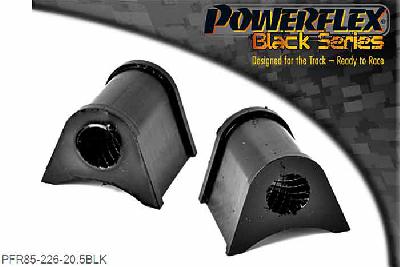 PFR85-226-20.5BLK, VW Golf MK1 (1973 - 1985) Rear Anti Roll Bar Mount (Outer) 20.5mm,  20.5mm, 2 stuk(s) benodigd  per auto, 2 stuk(s) in verpakking, prijs per set van 2 stuk(s)