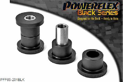 PFF85-201BLK, VW Golf MK3 2WD (1992 - 1998) Front Wishbone Front Bush, This bush replaces OE number 357407182. If fitting on Audi TT MK1, S3 and A3 MK1 and Seat Leon & Cupra MK1 it fits earlier models with a 30mm diameter. It fits both the pressed and cast arms on the Leon & Cupra MK1 and A3 MK1 2WD. Please check original bush size. Later cars may use a larger 45mm bush PFF3-501., 2 stuk(s) benodigd  per auto, 2 stuk(s) in verpakking, prijs per set van 2 stuk(s)