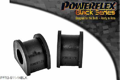 PFR3-511-14BLK, VW Golf MK4 (1997 - 2004) R32/4motion Rear Anti Roll Bar Mounting 14mm,  14mm, 2 stuk(s) benodigd  per auto, 2 stuk(s) in verpakking, prijs per set van 2 stuk(s)