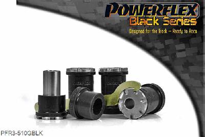 PFR3-510GBLK, VW Golf MK4 (1997 - 2004) R32/4motion Rear Arm Inner Bush Camber Adjustable, These bushes offer on-car adjustment of the rear camber angles of up to 2 degrees. This part replaces OE numbers: 1J0505323L and 1J0505323N. For a non-adjustable version of this bush please use PFR3-510., 4 stuk(s) benodigd  per auto, 4 stuk(s) in verpakking, prijs per set van 4 stuk(s)