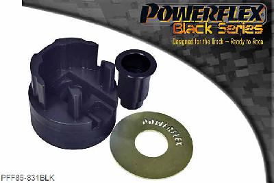 PFF85-831BLK, VW GOLF MK7 5G 2WD REAR BEAM Front Lower Engine Mount Hybrid Bush (Large), PFF85-831 replaces the lower half of the original bush and includes an insert to fit into and fill the voids in the upper bush. This unique bush has been designed to be fitted without subframe removal from the vehicle and avoids associated wheel alignment costs. This part is a complete bush for OEM part number 5Q0198 037 A., 1 stuk(s) benodigd  per auto, 1 stuk(s) in verpakking, prijs per set van 1 stuk(s)