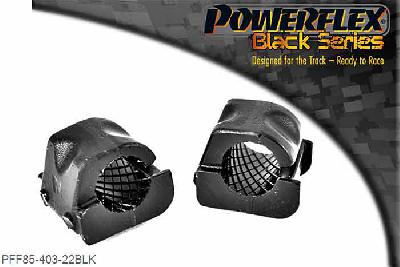 PFF85-403-22BLK, VW Lupo (1999 - 2006) Front Anti Roll Bar Bush 22mm, Does not fit Lupo 1996-2006 1.2 3L TDi and 1.4 FSi models with chassis codes ANY, AYZ & ARR models. Measure bar where the bush sits as the diameter varies along the length of the anti roll bar. 22mm, 2 stuk(s) benodigd  per auto, 2 stuk(s) in verpakking, prijs per set van 2 stuk(s)