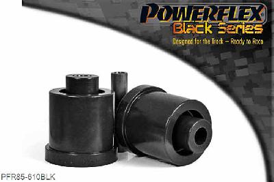 PFR85-610BLK, VW Polo 9N/9N3 (2002 - 2008) Rear Beam Mounting Bush, 69mm, This part replaces OE number: 1J0501541B,C & D, 6R0501541A, B & C. Fits 2WD models only with a 69mm diameter bore rear beam. For vehicles with 72.5mm bore please use PFR85-415. 69mm, 2 stuk(s) benodigd  per auto, 2 stuk(s) in verpakking, prijs per set van 2 stuk(s)