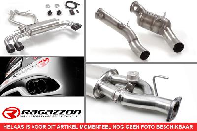 50.0250.80, Abarth 500 / 595 (typ 312) Abarth 1.4TJET (99/118kW) 07/2008-, Flexible + Stainless steel centre silencer - Oversized exhaust pipe diameter 60 mmOversized exhaust pipe diameter. Not compatible with the pipe diameter of the original rear silencer., To be instaled together with 50.0248.41 / 50.0248.61 / 50.0248.63 pipe outer diameter 60mm outer outlet diameter 60mm