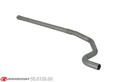 55.0120.00, Alfa Romeo MiTo(955) 1.4 (58kW) 09/2008-, Stainless steel centre pipe group NCut of the original centre silencer towards the rear silencer. The installation on the original rear silencer requires a modification of the original coupling. inner input diameter 45mm pipe outer diameter 45mm outer outlet diameter 45mm