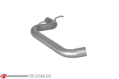 55.0148.00, Audi TT (typ 8J) 2006-2014 Coupe 2.0TFSI (147kW) 09/2006-2010, Stainless steel centre pipeCut of the original centre silencer. For the installation on the original rear silencer is necessary to order a coupling, which is indicated in the catalogue. outer input diameter 60mm pipe outer diameter 60mm outer outlet diameter 65mm