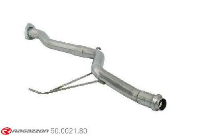 50.0021.80, Fiat Coupe (typ175) 2.0 16V (104kW) 11/1993 - 1996, Stainless steel centre pipe group NCut of the original centre silencer towards the rear silencer. The installation on the original rear silencer requires a modification of the original coupling. pipe outer diameter 54mm