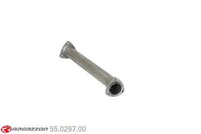 55.0297.00, Lancia Delta 2.0 Turbo 8V Integrale Evoluzione (130kW) EVO1 Kat. 1991-, Stainless steel cat replacement pipe group N - install with 55.0298.00Oversized exhaust pipe diameter. Not compatible with the pipe diameter of the original centre silencer., To be instaled together with 55.0298.00 pipe outer diameter 60mm