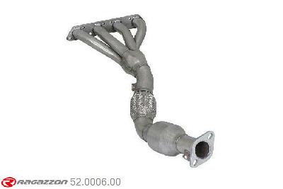 52.0006.00, Mini R50 One 1.6 I (66Kw) + Restyling 09/2001 - 10/2006, Stainless steel manifold 4-2 / 2-1 + Metallic catalystCompatible with the original line. pipe outer diameter 38mm