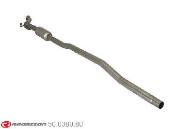 50.0380.80, Mini R60 Countryman ALL4 1.6 Cooper S (135kW) 2010-, Stainless steel flexible with centre silencerCut of the original centre silencer. For the installation on the original rear silencer is necessary to order a coupling, which is indicated in the catalogue. pipe outer diameter 60mm outer outlet diameter 55mm