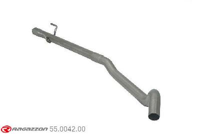 55.0042.00, Opel Corsa C 1.2 16V (55kW) - 1.4 16V (66kW) 10/2000-08/2006, Stainless steel centre pipe group NCut of the original centre silencer towards the rear silencer. The installation on the original rear silencer requires a modification of the original coupling. inner input diameter 45mm pipe outer diameter 45mm outer outlet diameter 45mm
