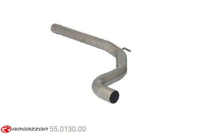 55.0130.00, Opel Corsa D 1.6 Turbo OPC 141kW (typ FT11) 2010-, Stainless steel centre pipe group NCut of the original centre silencer. For the installation on the original rear silencer is necessary to order a coupling, which is indicated in the catalogue. inner input diameter 60mm pipe outer diameter 60mm outer outlet diameter 60mm