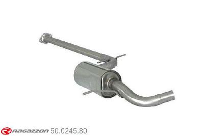 50.0245.80, VW Scirocco 1.4TSI (118kW) 2008-, Stainless steel centre silencerCut of the original centre silencer towards the rear silencer. The installation on the original rear silencer requires a modification of the original coupling. pipe outer diameter 60mm outer outlet diameter 55mm