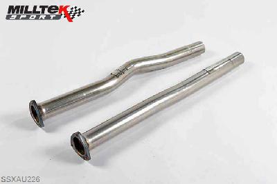 SSXAU226, Audi TT Mk2 TT RS Coupe 2.5-litre TFSI quattro 2009-2014 Milltek, Secondary Catalyst Bypass, Can be fitted with OEM exhaust system , 2,5 inch, 63,5mm