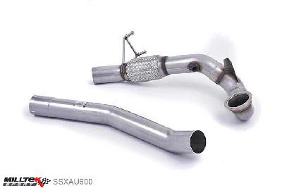 SSXAU600, Audi S/RS S1 2.0 TFSI quattro 2014- Milltek, Large-bore Downpipe and De-cat, Must be fitted with the Milltek Sport cat-back system and requires a Stage 2 ECU remap. , 3 inch, 76,2mm