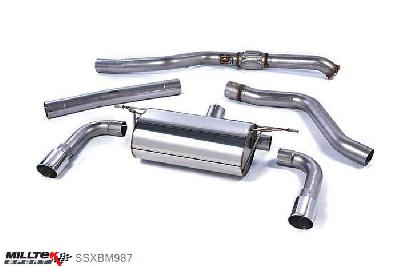 SSXBM987, BMW 2 Series F22 M235i Coupe 2014- Milltek, Cat-back system, Proposed E-Mark System. Polished Tips Twin 90mm GT90 Polished, 3 inch, 76,2mm