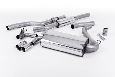 SSXBM1000, BMW 4 Series F32 428i Coupe (manual and without tow bar and N20 Engine Only) 2014- Milltek, Cat-back system, OE-style twin-outlet. Resonated (quieter). Polished tips Twin 76.2mm GT76, 3 inch, 76,2mm