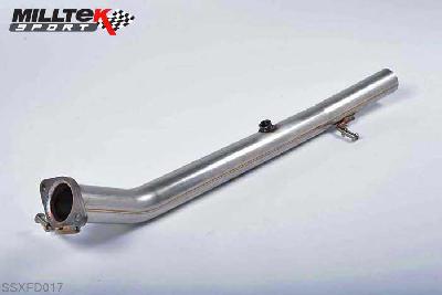 SSXFD017, Ford Fiesta Mk6 ST 150 2005-2008 Milltek, Cat Replacement Pipe, Will cause CEL (check engine light) to come on. Milltek Cat-back Only , 2,36 inch, 60mm