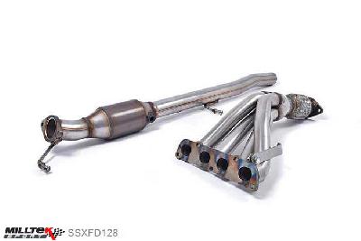 SSXFD128, Ford Fiesta MK7 1.6-litre Duratec Ti-VCT AND Zetec S 2008- Milltek, Manifold (including Hi-Flow Sports Cat), Requires a Stage 2 ECU remap and must be fitted with the Milltek Sport cat-back system , 2,37 inch, 60,3mm