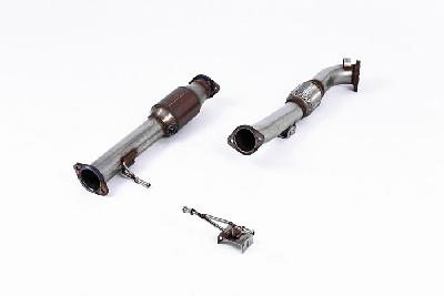 SSXFD082, Ford Focus MK2 RS 2.5T 305PS 2009-2010 Milltek, Large Bore Downpipe and Hi-Flow Sports Cat, EC Type-Approved. Must be fitted with the Milltek Sport cat-back system , 3 inch, 76,2mm