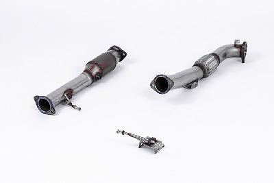 SSXFD168, Ford Focus Mk2 ST 225 2005-2010 Milltek, Large Bore Downpipe and Hi-Flow Sports Cat, For Fitment to 2.75 Cat Back Systems Only. Requires a stage 2 ECU remap , 3 inch, 76,2mm
