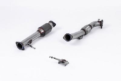 SSXFD164, Ford Focus Mk2 ST 225 2005-2010 Milltek, Large Bore Downpipe and Hi-Flow Sports Cat, " For Fitment to 3"" Milltek Sport 'Race' Cat Back Systems Only. Requires a stage 2 ECU remap" , 3 inch, 76,2mm