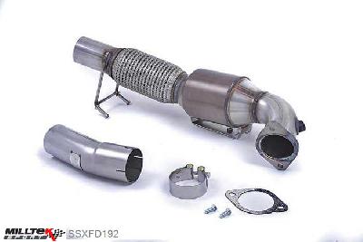 SSXFD192, Ford Focus Mk3 RS 2.3-litre EcoBoost 4wd 5-Door Hatchback 2016- Milltek, Large Bore Downpipe and Hi-Flow Sports Cat, Large Bore Downpipe with 200 Cell High Flow Cat. Requires Stage 2 ECU Remap. For fitment to Milltek Sport Cat Back Only, 3 inch, 76,2mm