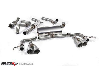 SSXHO223, Honda Civic Type R FK2 Turbocharged 2.0 litre i-VTEC (LHD models only) 2015- Milltek, Cat-back system, Titanium Tips. Awaiting EC-Approval... Quad 100mm GT100 Titanium, 3 inch, 76,2mm