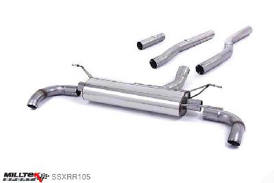 SSXRR105, Landrover Evoque 5-door and Coupe / 2.0 Si4 / Dynamic / 4WD-only 2011- Milltek, Cat-back system, Uses OE exhaust tips , 2,76 inch, 70mm