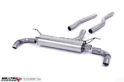 SSXRR104, Landrover Evoque 5-door and Coupe / TD4 and SD4 / Dynamic / 4WD-only 2011- Milltek, Cat-back system, Uses OE exhaust tips , 2,76 inch, 70mm