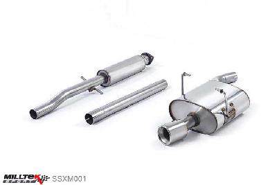 SSXM001, Mini Mk1 (R50) Cooper 1.6i 2001-2006 Milltek, Cat-back system, Meteor - Includes bracket locator for 2004 cars 90mm Meteor, 2,13 inch, 53,98mm