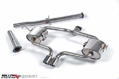 SSXM007, Mini Mk1 (R53) Cooper S 2002-2006 Milltek, Cat-back system, Non-resonated (louder). Includes bracket locator for 2004 cars 76.2mm Special, 2,5 inch, 63,5mm