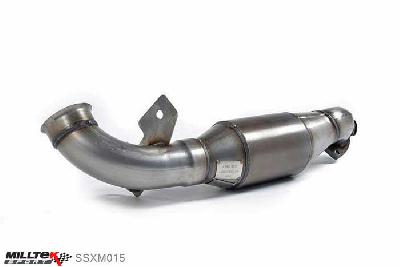 SSXM015, Mini Mk2 (R56) Cooper S 1.6i Turbo 2006-2014 Milltek, Large Bore Downpipe and Hi-Flow Sports Cat, Must be fitted with the Milltek Sport cat-back system and requires a Stage 2 ECU remap , 2,5 inch, 63,5mm